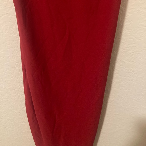 Mind Code Strapless Red Dress - Picture 4 of 4